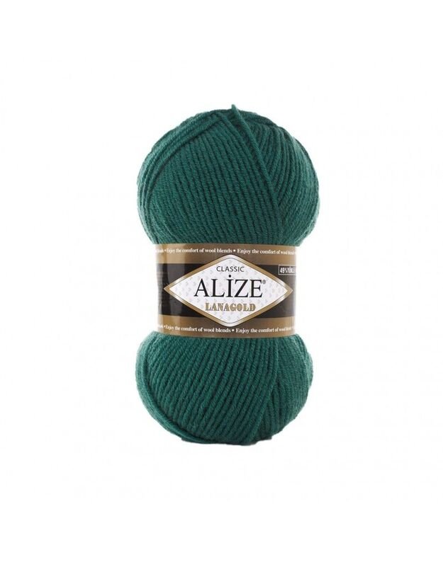 Alize Lanagold Classic  siūlai 507 smaragdo žalia